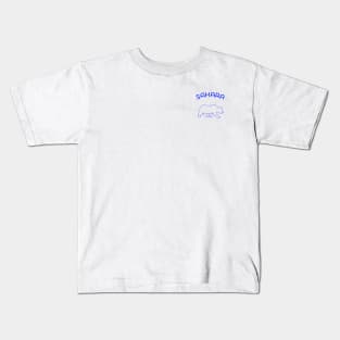 Sahara Bear Blue Pocket Kids T-Shirt